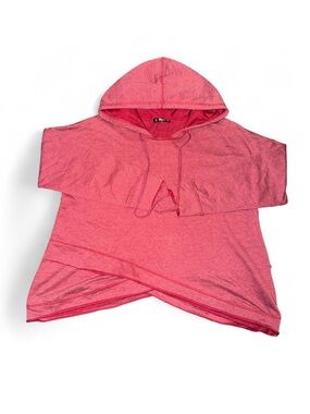 Pink Hooded Long Sleeve Top